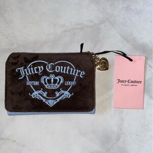 Juicy Couture Chocolate and Sky Blue Wallet